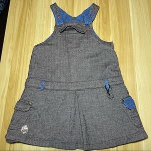 Cadete Rousselle Brown Overall Dress